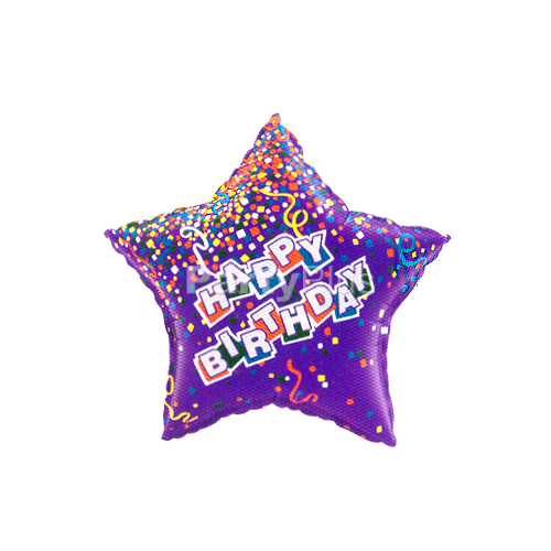 은박 9인치 별 생일 퍼플 *자동실링기능없어요*