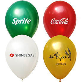 풍선 인쇄 제작 홍보용 국산 펄풍선 단면 500개