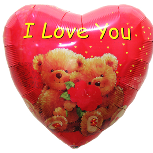 은박 18인치 하트 I LOVE YOU 사이먼