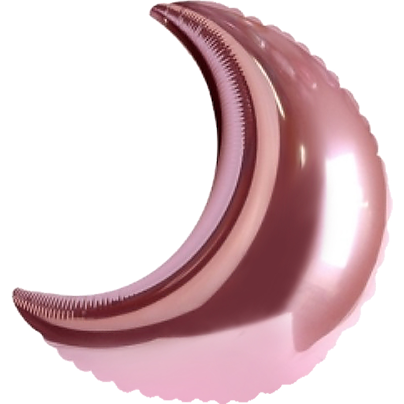 은박 35인치 달 파스텔핑크
