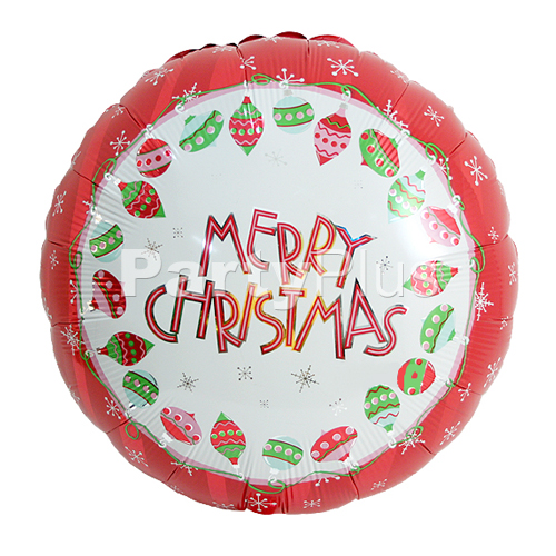 은박풍선 18인치 Merry Christmas 오너먼츠