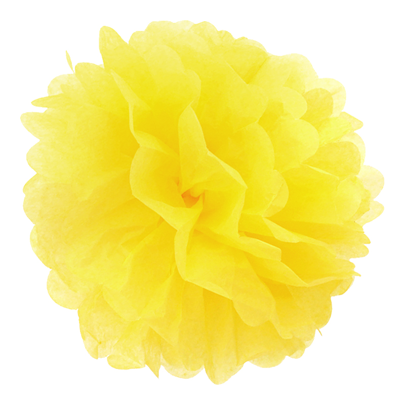 페이퍼꽃볼 25cm [옐로우]