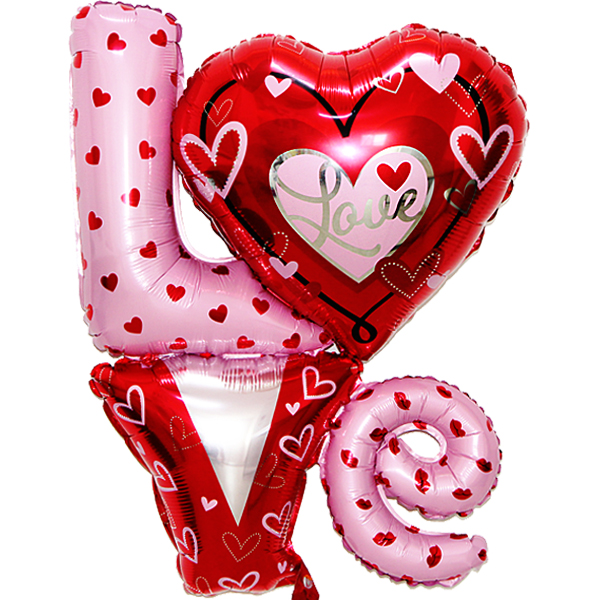 은박풍선 LOVE 라지쉐입