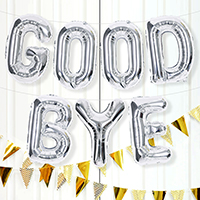 은박풍선세트 - 실버(소) GOOD BYE