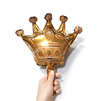 은박풍선 골든크라운 미니쉐입 (스틱포함)