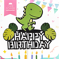 생일케이크 토퍼 [공룡]