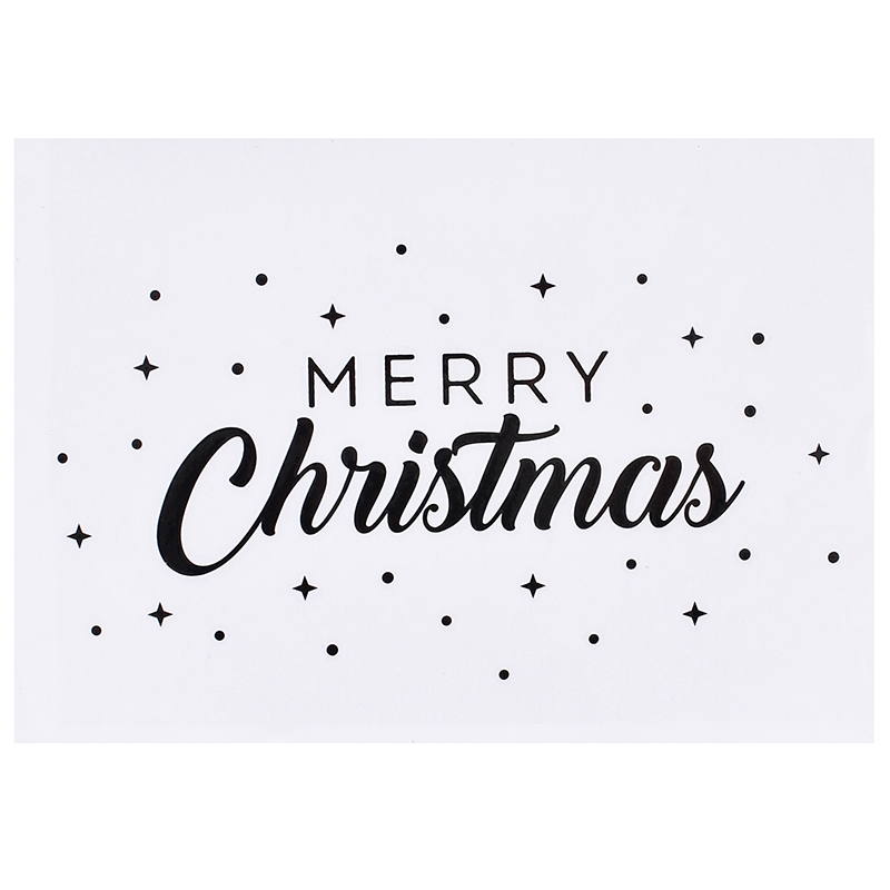 풍선스티커 MERRY Christmas [블랙]