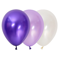 라운드풍선 30cm 펄 라벤더톤 10개 소포장