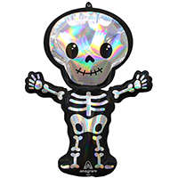 홀로그래픽 이리데슨트 스켈레톤 슈퍼쉐입