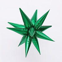 은박풍선 입체별 3D스타 70cm [그린]