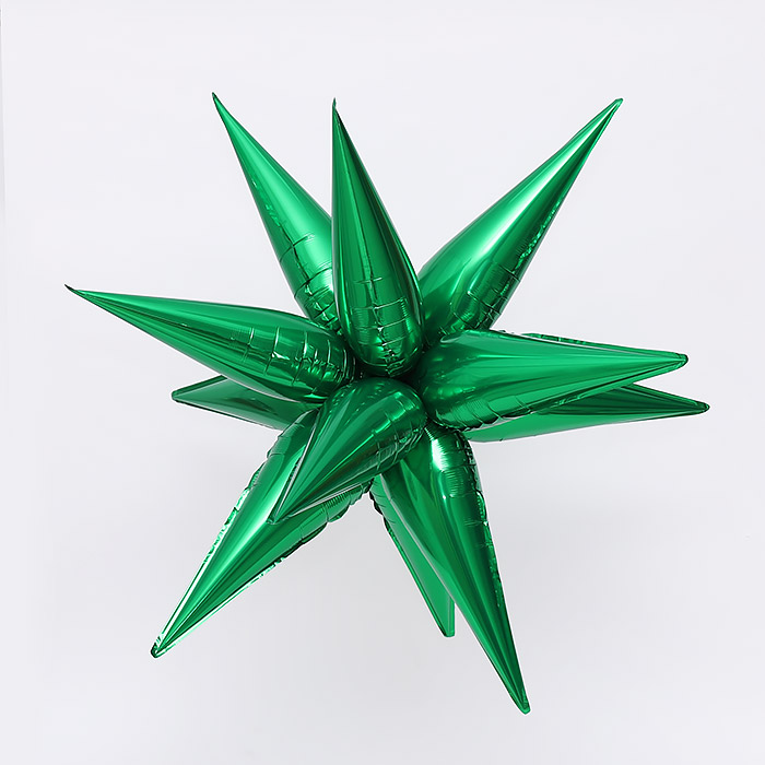 은박풍선 입체별 3D스타 90cm [그린]