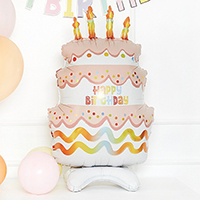 [GRABO] 은박풍선 스탠딩 에어벌룬 생일케익 29인치