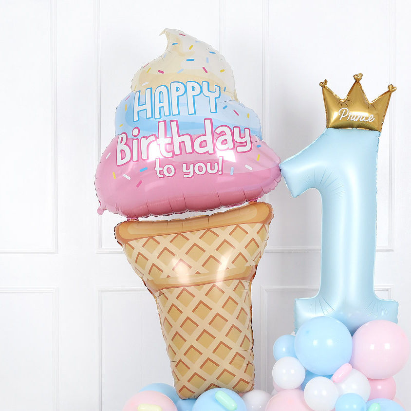 [GRABO]은박 초대형 생일아이스크림 1.5m