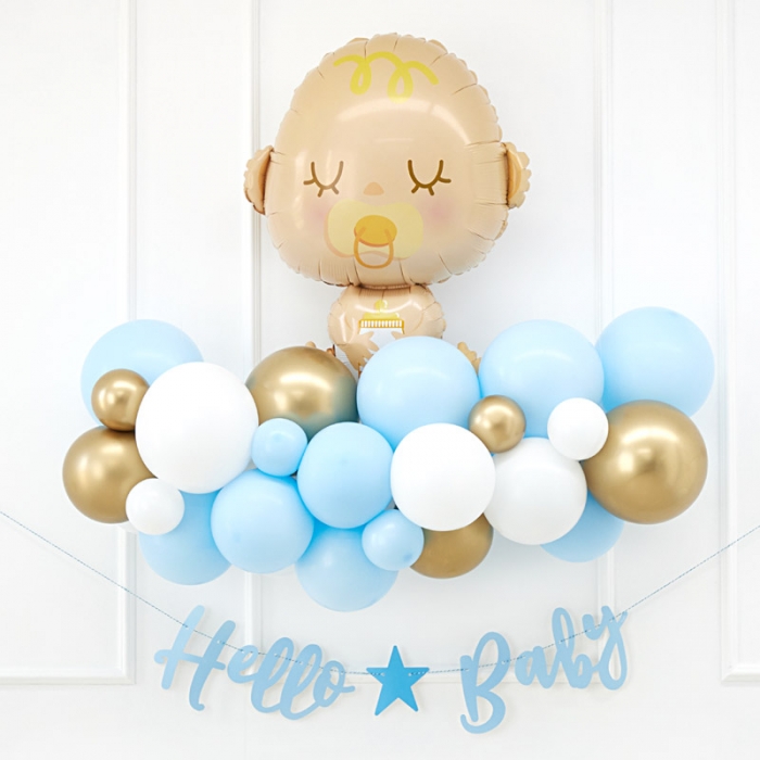 헬로우베이비 보이 벌룬가랜드 DIY 키트