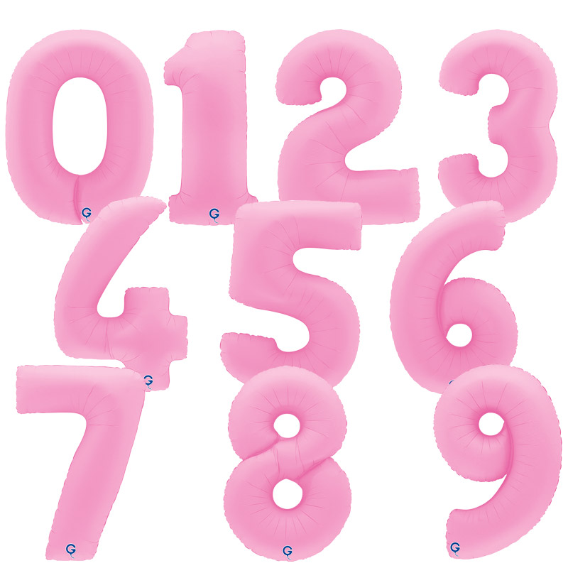 [GRABO] 숫자은박풍선 대형 [벚꽃핑크]