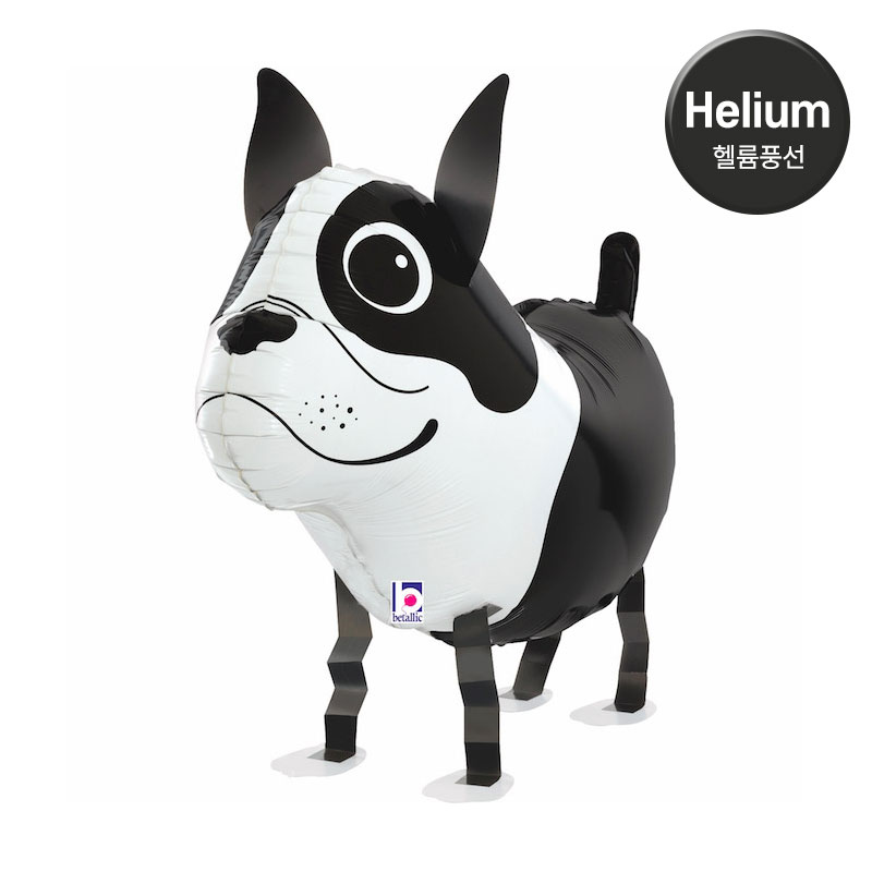 [헬륨풍선] 그라보 은박 워킹벌룬 보스턴테리어