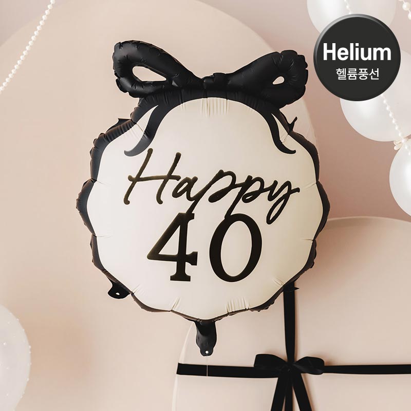 [헬륨풍선] 파티데코 생일 은박 40