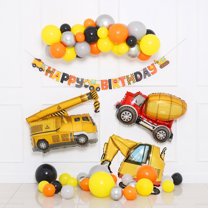 중장비 DIY 생일파티장식세트