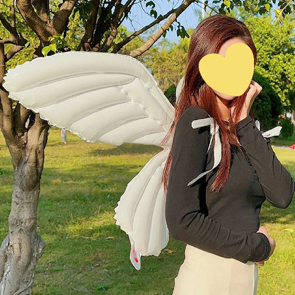 은박 나비 날개 풍선 [화이트]