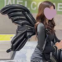 은박 나비 날개 풍선 [블랙]