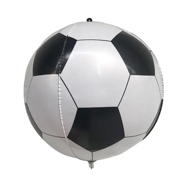 은박 4D 축구공 풍선[블랙]