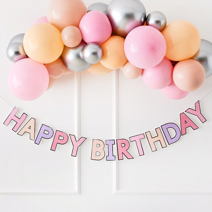 생일가랜드 핑크라벤더