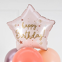 [GRABO] 은박 생일별 베이비핑크 18인치
