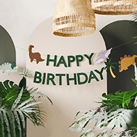 파티데코 생일가랜드 HAPPY BIRTHDAY 디노 3m
