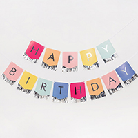 생일파티가랜드 파스텔프린지