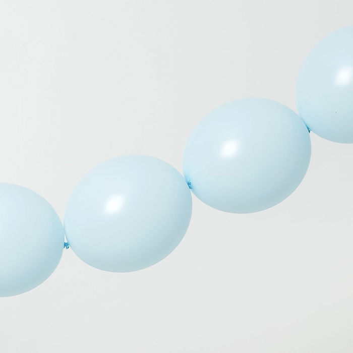 셈퍼텍스 링커룬 30cm 파스텔메이트 블루 50입 1봉지